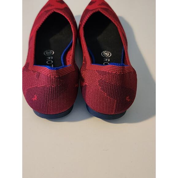 Rothy's Red Camo Points Size 8 - Picture 2 of 8